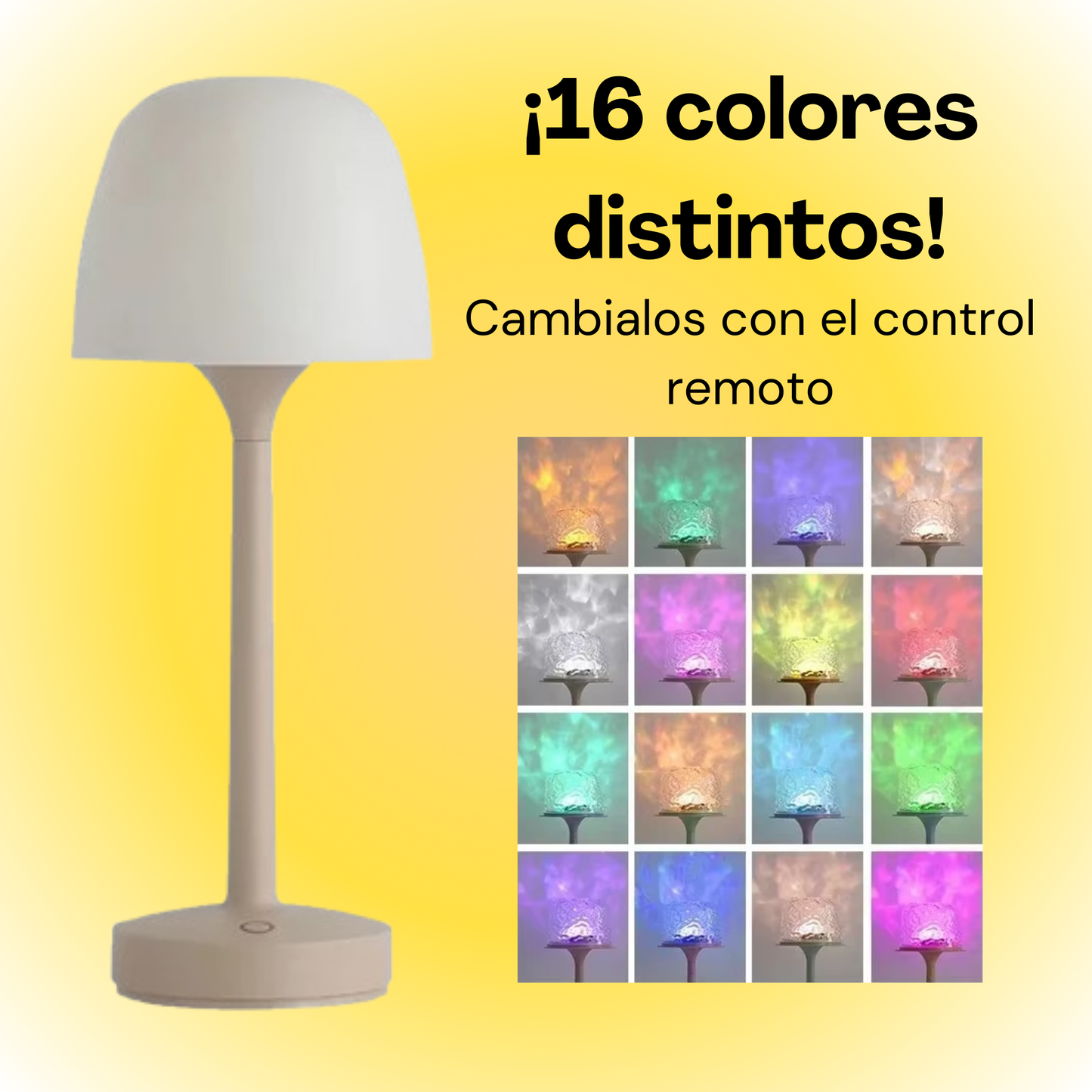 Lampara LED ambiente: Mushroom Lamp